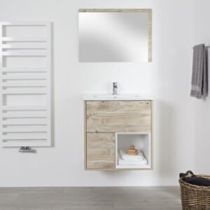 Wall Hang Open Shelf Vanity